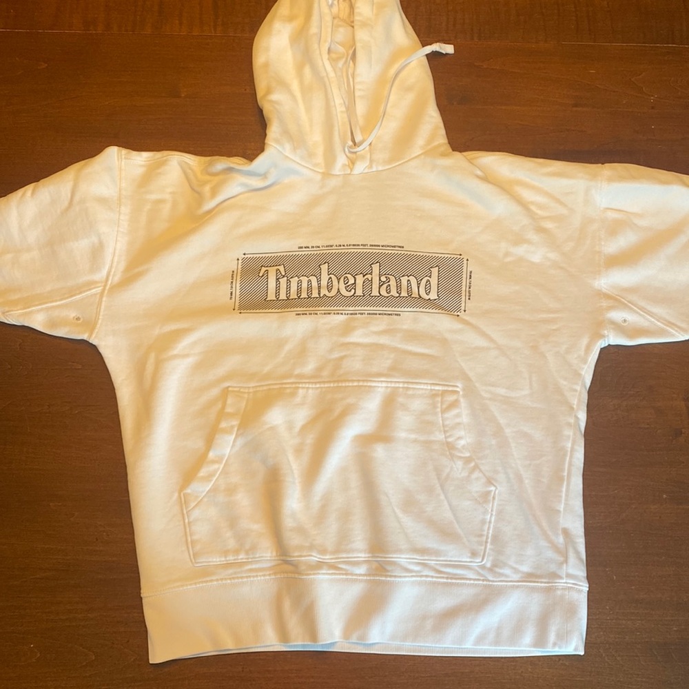 White timberland Hoodie